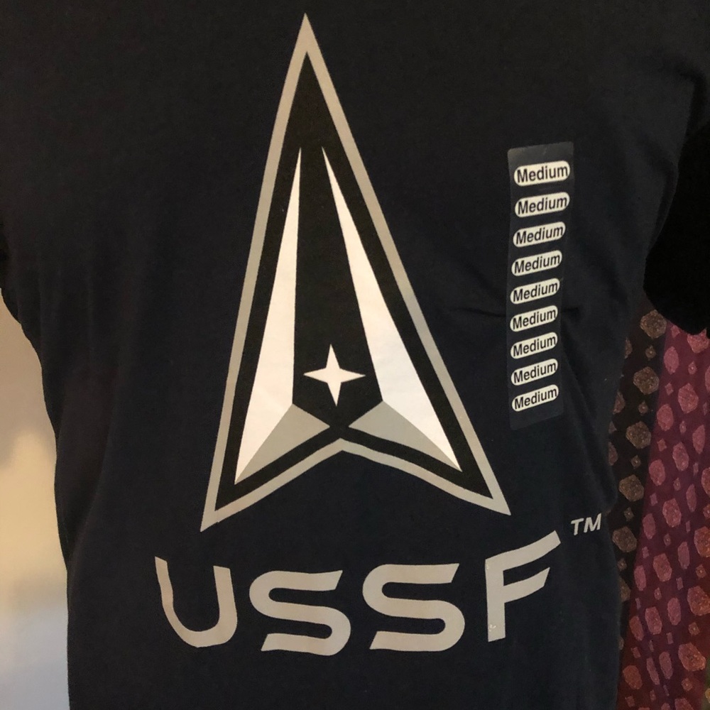 Space Force USSF t shirt new medium - Picture 2 of 6